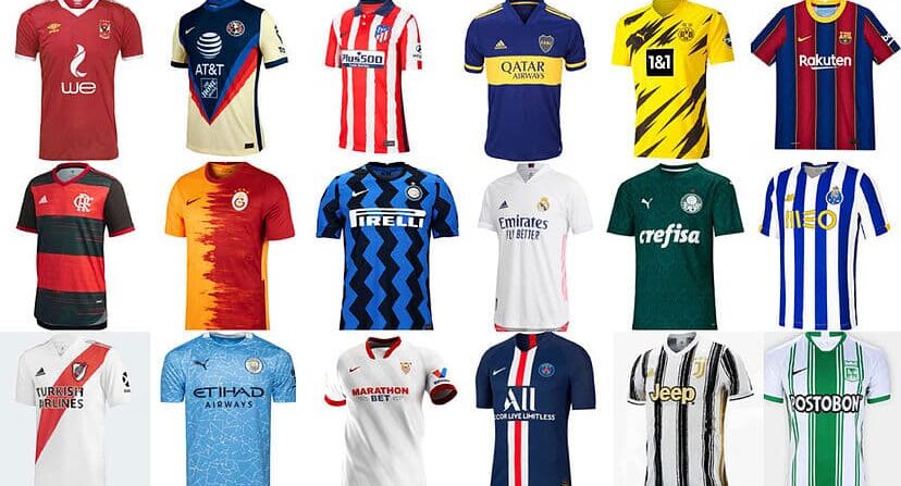 camisetas de fútbol